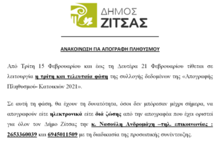 Απογραφή Πληθυσμού- Κατοικιών 2021